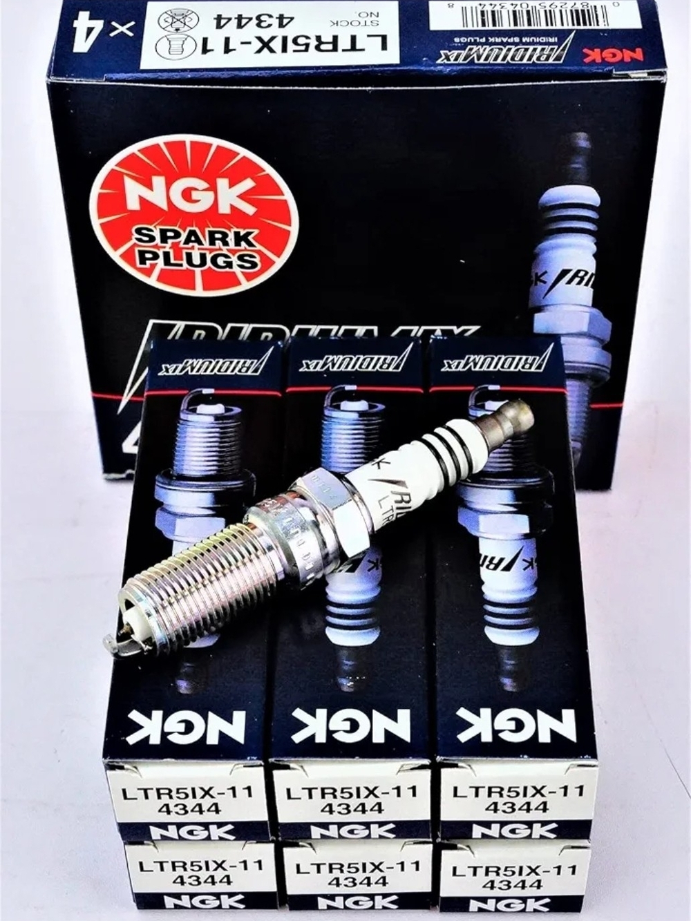 NGK Spark Plugs LTR5IX-11 (Stock # 4344) (8-Pack)